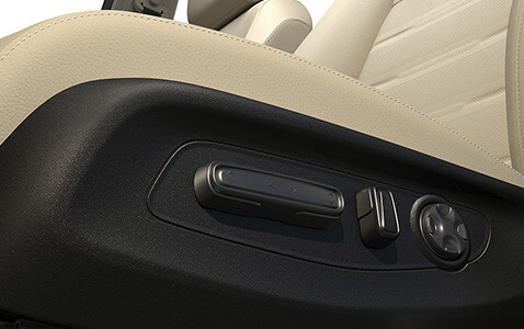 Ajuste elétrico para o banco do motorista e passageiro